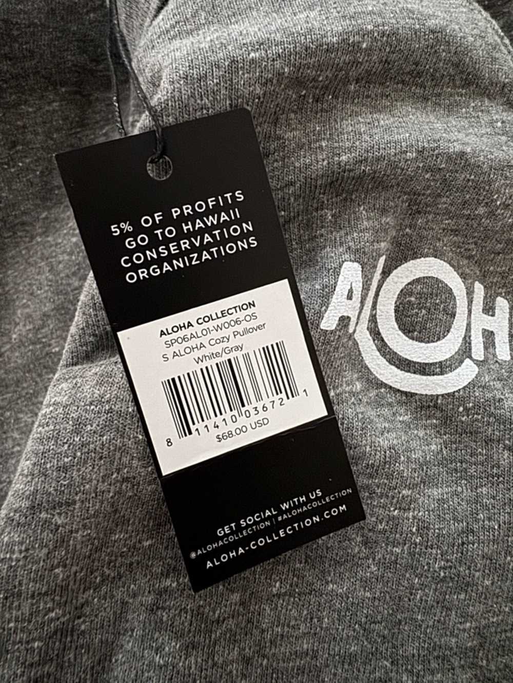 Aloha Collection Cozy Pullover - Picture 3 of 3
